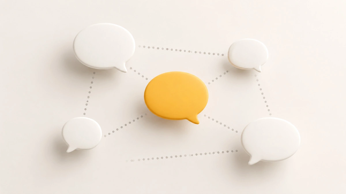 Canadian business owners using social media marketing tools on devices.
